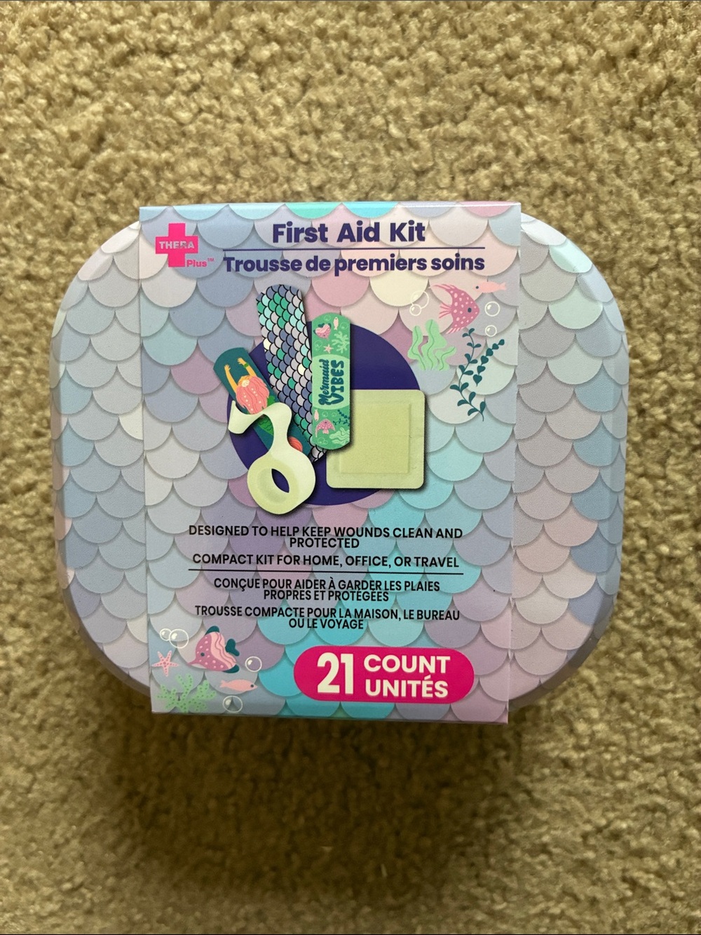 Mermaid Vibes Compact First Aid Kit